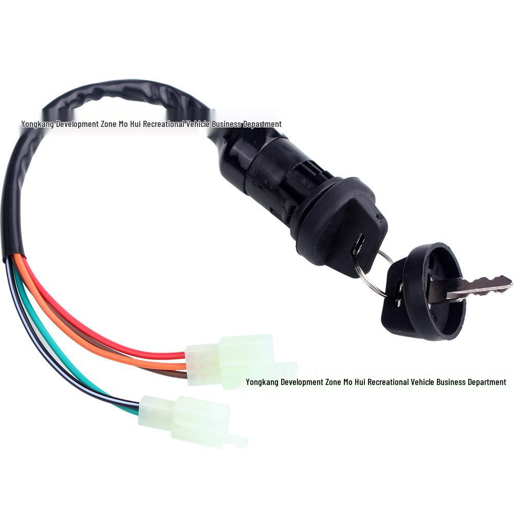 ATV/Buggy 5-Wire 3-Gear Ignition Switch & Lock Key with Headlight