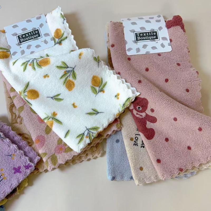 Dish Towel For Kitchen Items Household Tools Dish Washing Cloth Absorbent Rags New Microfiber Cleaning Cloth Kitchen Towel