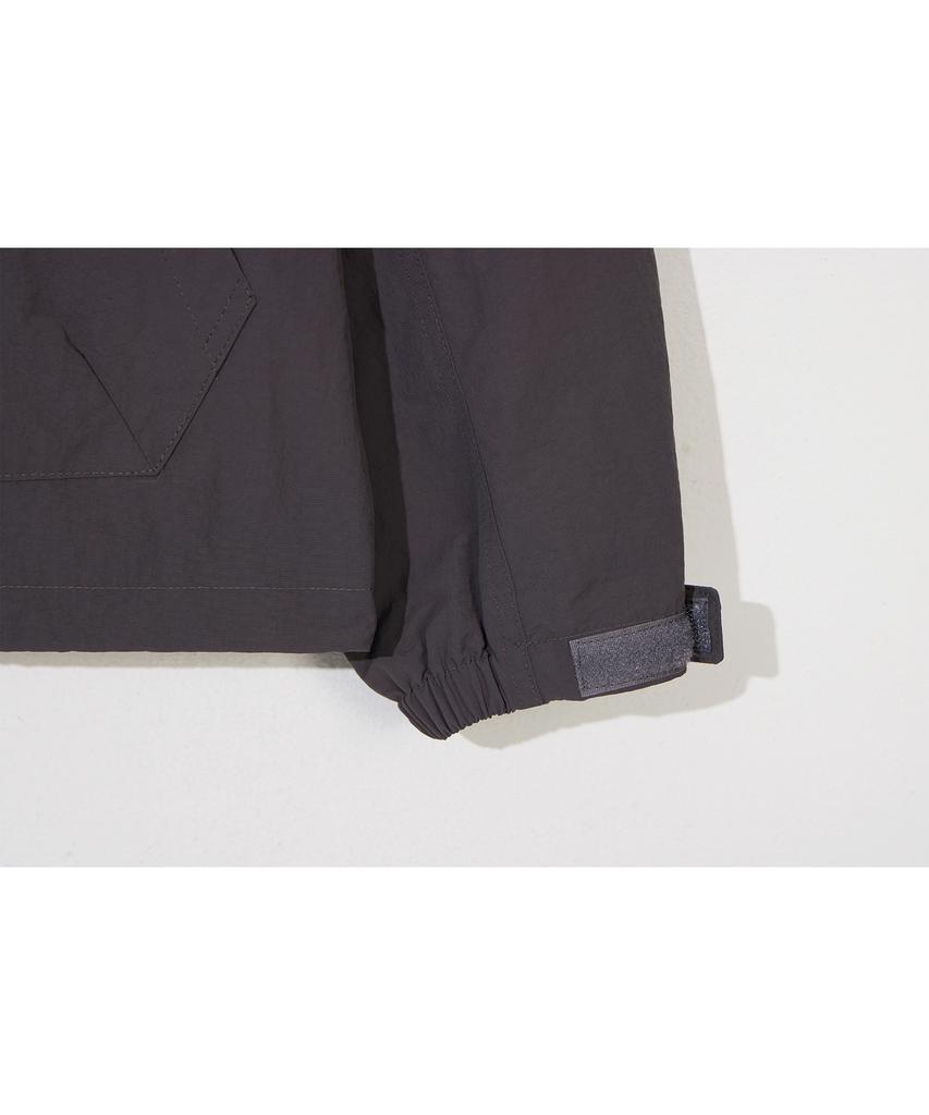 Dysfunct Cly Windbreaker Parka Jacket (Charcoal)