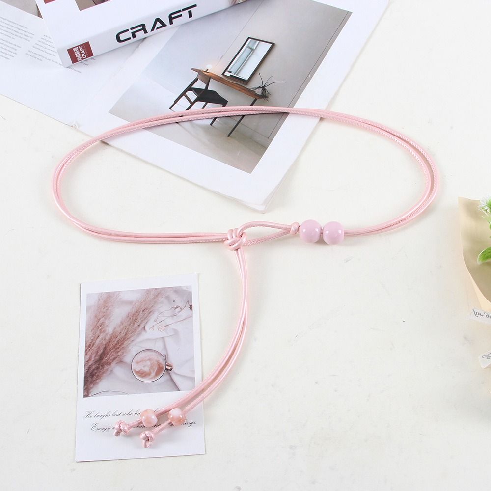 Luxury Design Adjustable Slim Belt for Women Decorative Dress Sweater Coat Matching