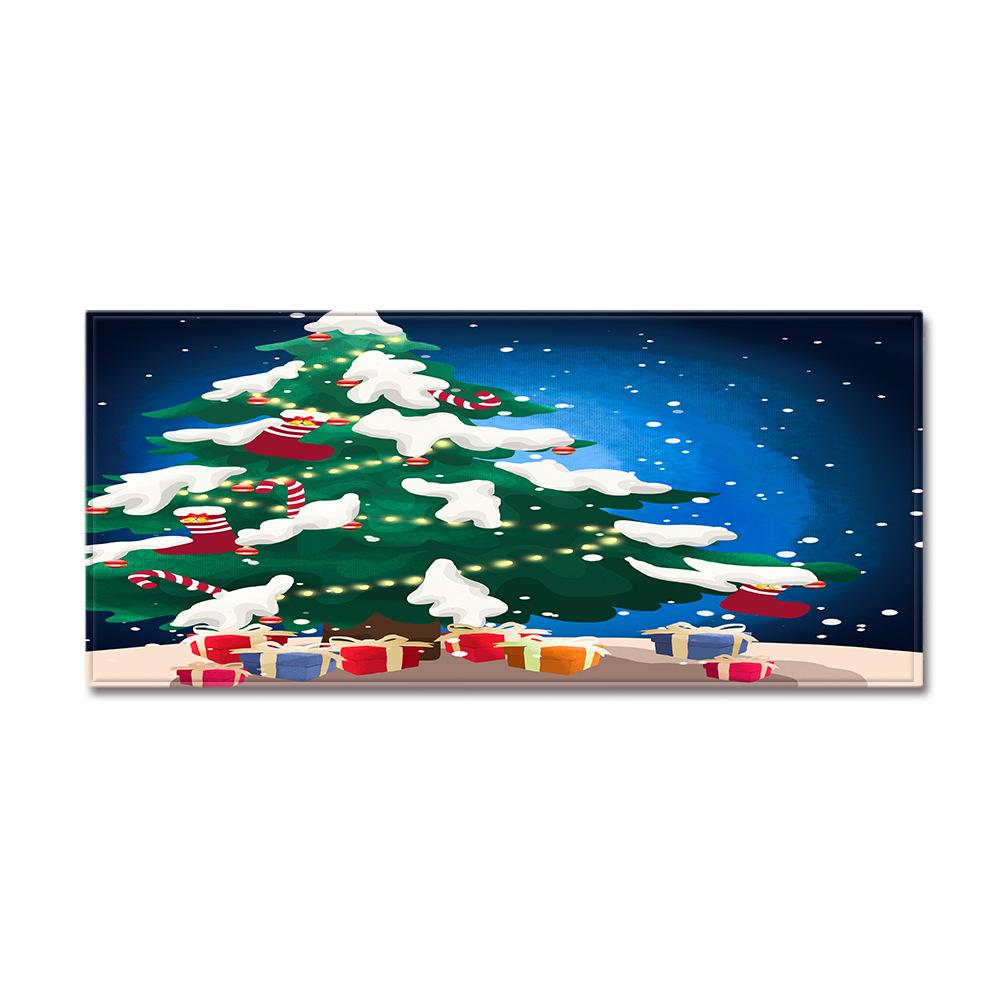 Christmas Kitchen Sand Carpet Doormat Long Floor Mat
