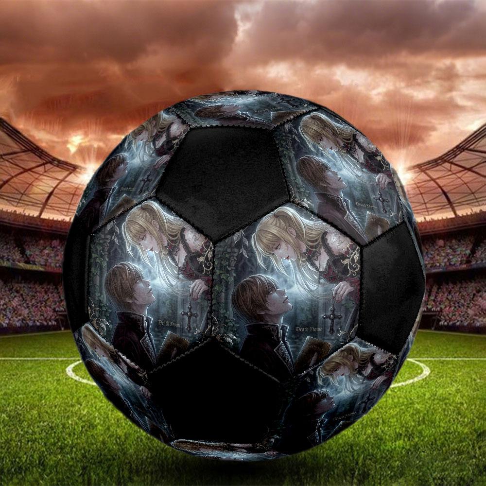 1pc Death Note Soccer Ball Size 5 Indoor Soccer Ball Fashion Colorful Backyard Game - Great For Sports Fans Gift HE13