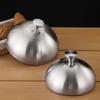 Stainless Steel Food Cover Round Steak Lid Multipurpose Restaurant Cuisine Cover  Grilling
