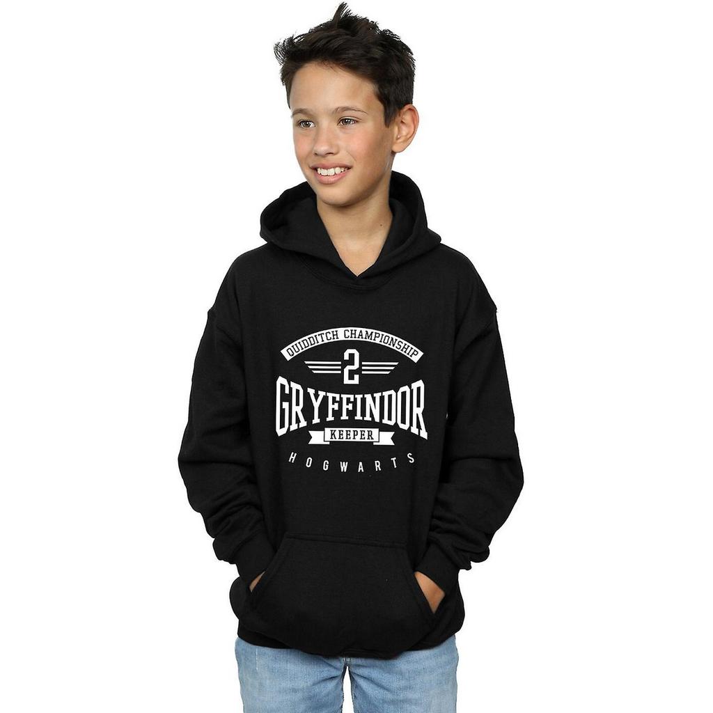 HARRY POTTER Felpa con cappuccio in cotone Grifondoro Portiere per ragazzi