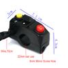 LMoDri Motorcycle Multi-function Switch Universa Headlights Turn Signal Horn Switches Flasher ON/OFF 22mm Handlebar ATV