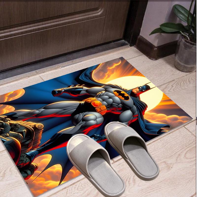 Batman Pattern Rug, Indoor/Outdoor Mat, for Picnic, Gameroom, Bedroom, Office, Living Room, Home Decor Carpet, Birthday Gift