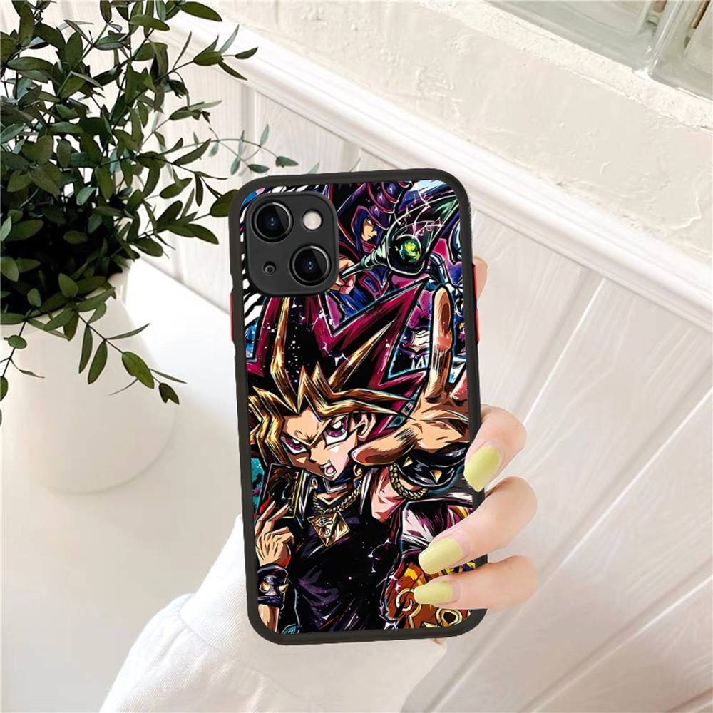 Amine Yu Gi Oh Classic Matte Transparent Phone Cover For IPhone Case 16 15 14 13 12 11 Pro Max X XS Max Plus