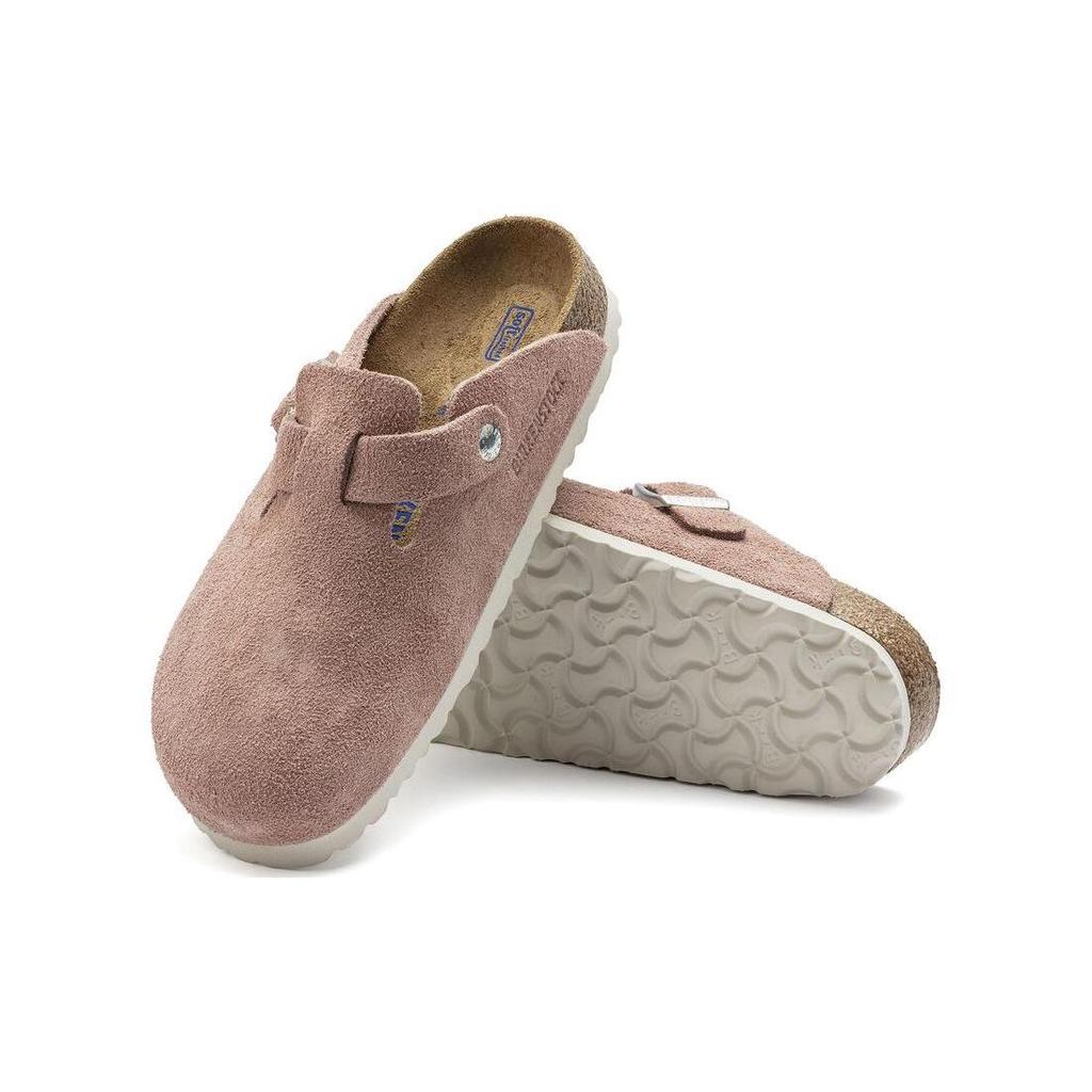 Boston Birkenstock Soft Footbed Suede 'Pink Clay' Women's 1023279