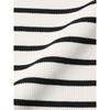 Gu By Uniqlo Rib Knit Striped Square Neck Tank Top