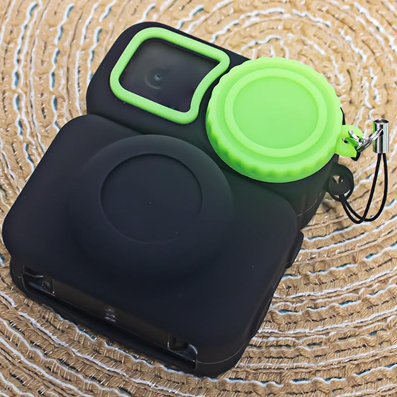Perfect Fit Silicone Cover For Action Camera Easy Access To Button Port Case Shell For Travel Photographers Use