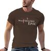 I Was Feeling Epic In TVD Logo Style T-Shirt Graphics for a Boy Vintage T Shirts Anime T Shirts Men Workout Shirt