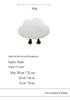 Cloud Plush Backrest Pillow for Girls – Soft Dormitory Sofa Cushion & Lumbar Support