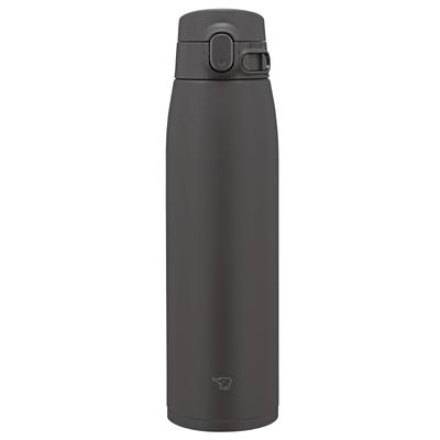 Edelstahl-Wasserflasche 950ml, Leicht zu reinigen, Einhandöffnung, Sportgetränk-kompatibel, Softschwarz