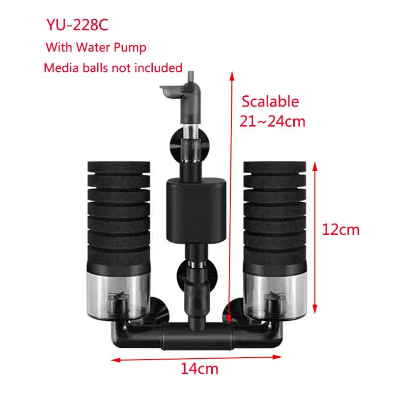 Aquarium Schwammfilter Mit Wasserpumpe Für Aquarium Luftpumpe Skimmer Biochemischen Filter Aquarium Bio Filter Filtro Aquario