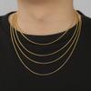 Cazador Punk Box Chain Necklaces for Men Women Stainless Steel Jewelry 2-7mm Width Chains Party Birthday Gift Wholesale 2026