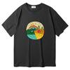 YDA Leanbow Camping Oversized Short Sleeve T-Shirt_Yd2031Tsbk