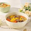 Cream Style Ceramic Noodle Bowl Set