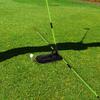 Portable Golf Alignment Stick Holder Multi-functional Golf Swing Practice Corrector Postures Correction Angle Adjustment