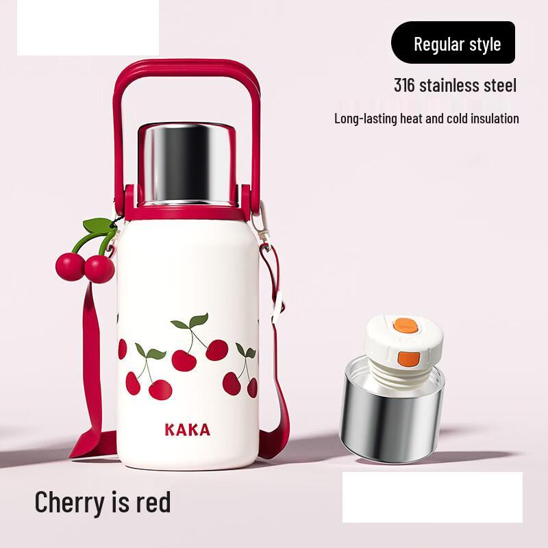 Shaungqi Large Capacity Thermal Sports Water Bottle