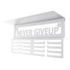 Medal Hanger Display Multipurpose Innovative Wall Mounted Metal Awards Rack with   Shelf for Runners