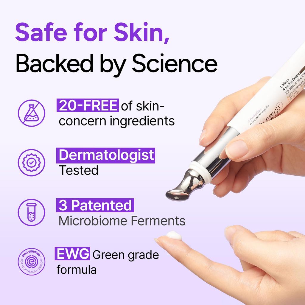 [Dr.twentyproject] Lipdam Auto Eye Cream 20ml 300Da Ultra-low Molecular Weight Collagen for Eye Area Wrinkle Care Dr.TwentyProject Dr20