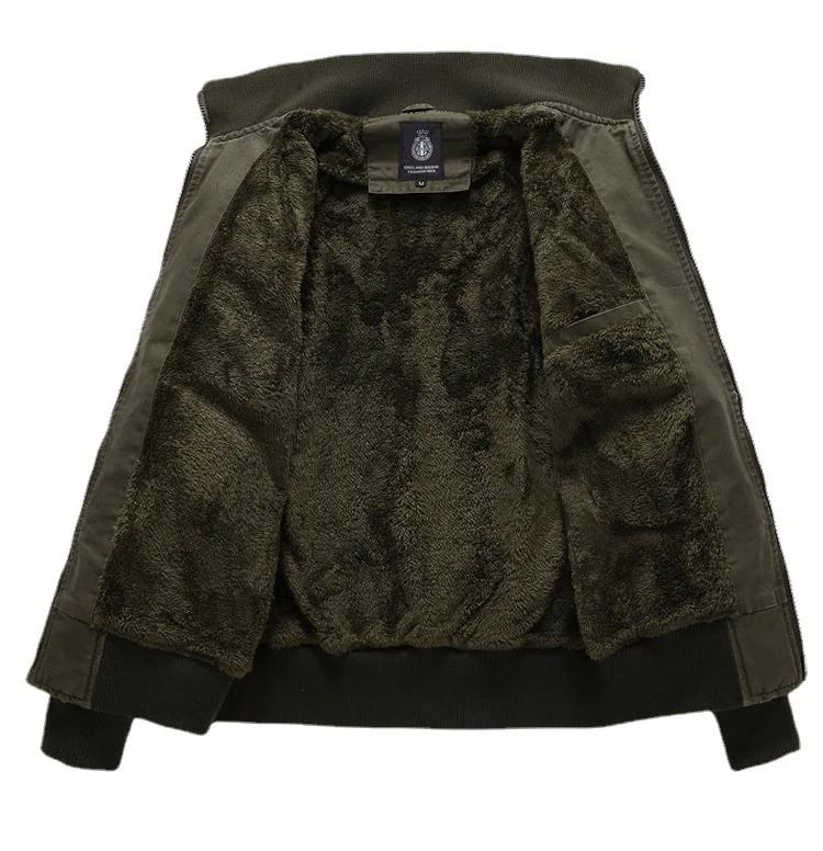 New Winter Men Bomber Jackets Male Air Force Jaquetas Safari Style Multi Pockets Tooling Jackets Quality Man Cotton Cargo Coats