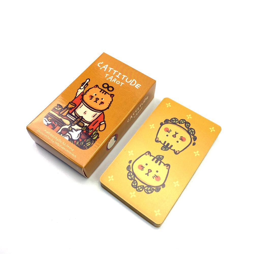 Cattitude Themed Tarot Card For Indoor Use And Enthusiasts