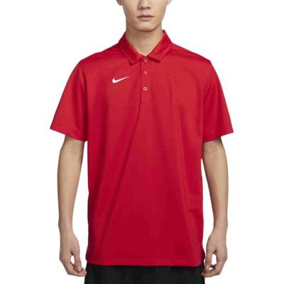 Dri-Fit Γρήγορου Στεγνώματος Τένις Μαλακό Κομψό Κοντομάνικο Πόλο Ανδρικά Πόλο Πανεπιστημιακό-Κόκκινο IB8831-657