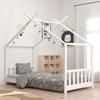 VidaXL Kid's Bed Frames Kid's Cabin Bed Bed Frame for Children Kid's Room Interior Home White 283367