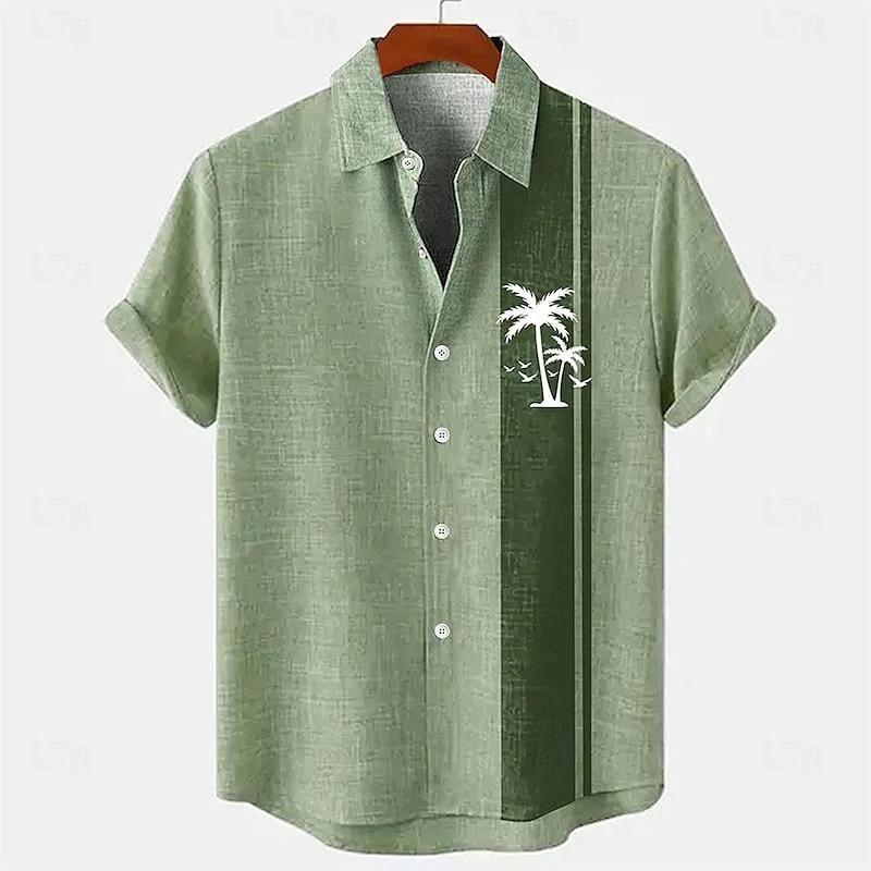 Modern minimalist 3D short sleeved shirt, comfortable, popular in summer and autumn, African tribe