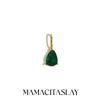 MamacitaSlay 316L Stainless Steel Zircon December Birthstone Charms Earrings Necklaces Bracelets DIY Pendant Waterproof Jewelry