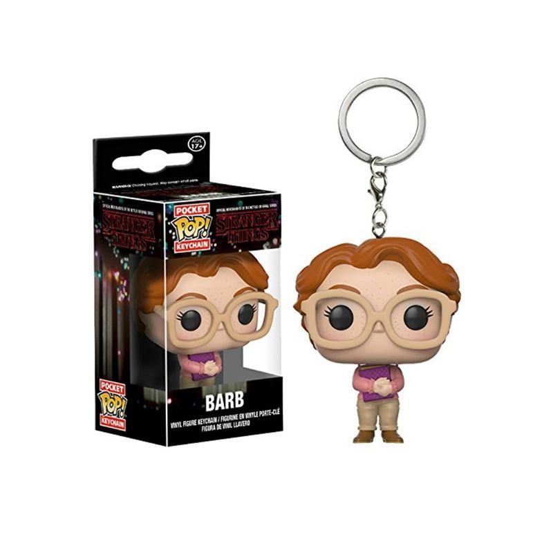 

Монток Поп Очень странные дела Один Джонатан Джойс Брелок с коробкой для игрушек BarbaraKeychain