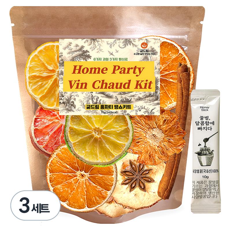 

Good Dream Home Party Bangshow Kit 70g + Honey Stick 10g Set, 3 sets