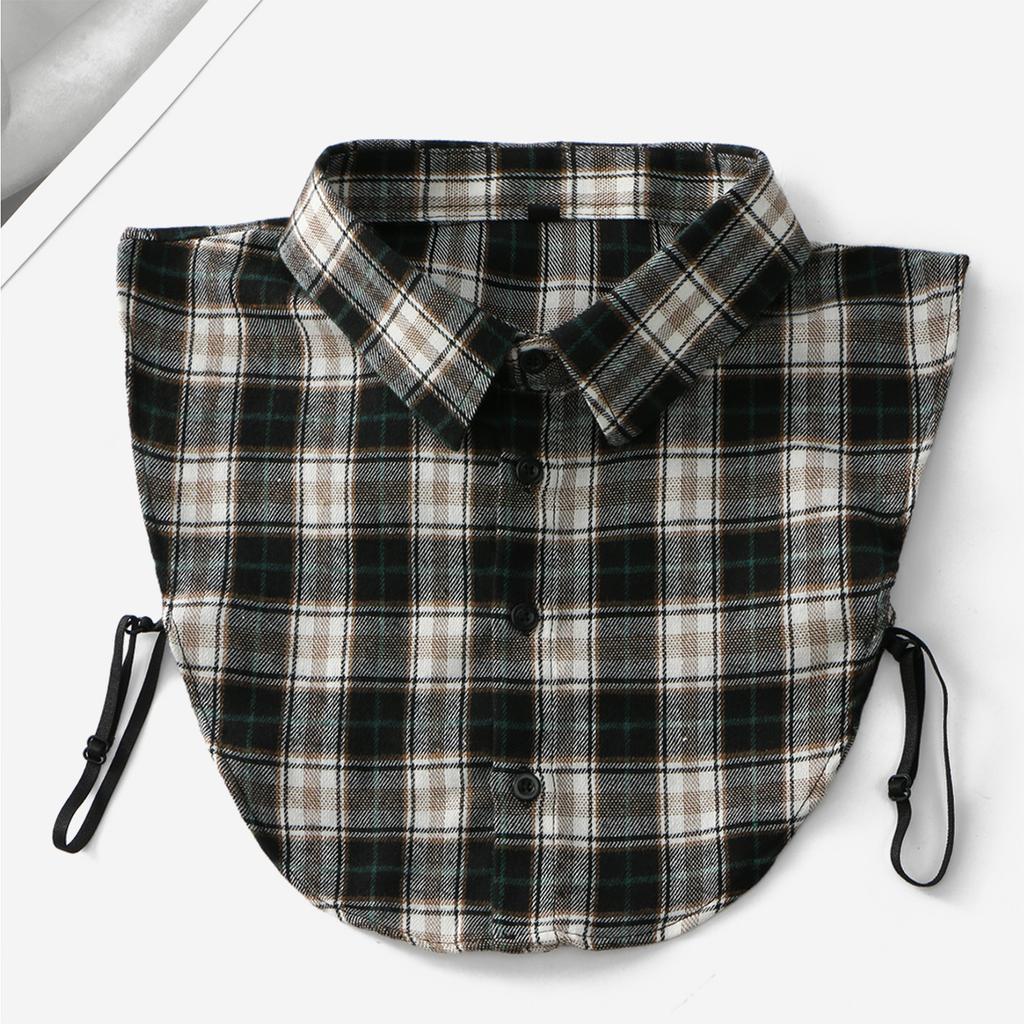 Men Business Shirt Fake Collar Solid Detachable Formal Dress Collar Spring Simple Turtleneck For Inner Clothing 40*35Cm