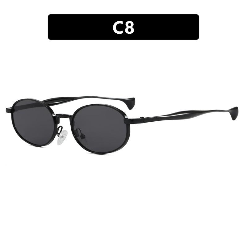 

Metal Steampunk Luxury Brand Designer Oval Sunglasses Women For Men 2026 New Vintage Sun Glasses Small Frame Eye Glasses UV400