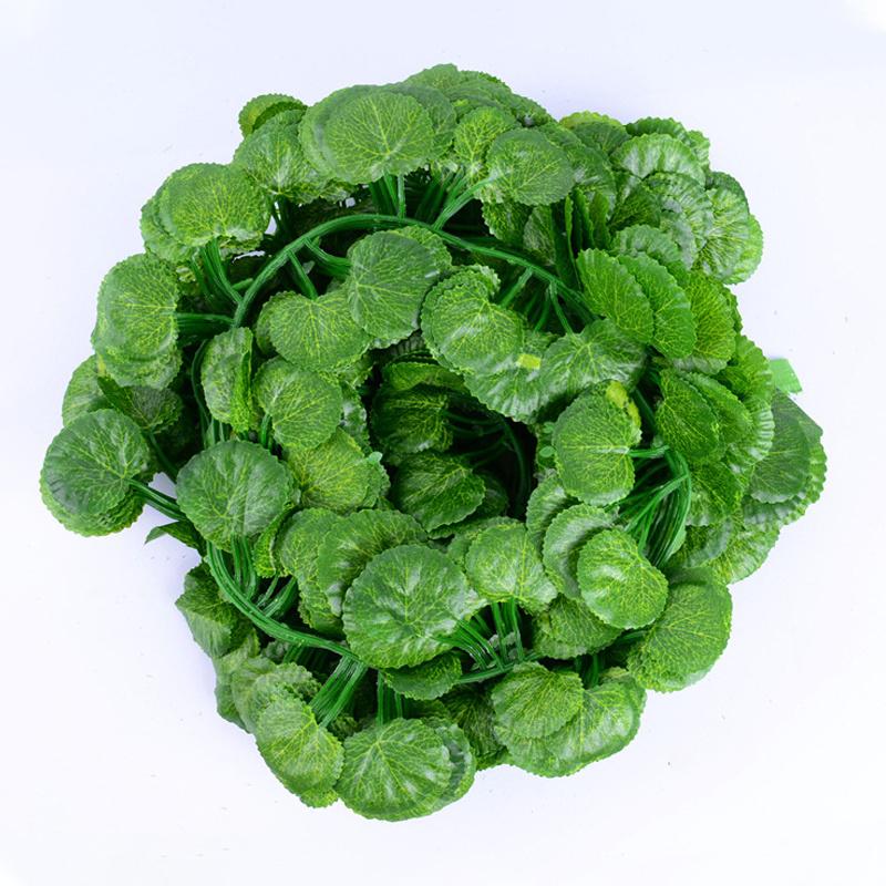 3/6pcs Artificial Ivy Leaf Plants Vine Hanging Garland Fake Foliage Flowers Home Kitchen Garden Office Wedding Wall Decor Rattan