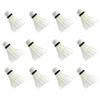 12Pcs Professional Feather Ball with Durability Stability & Balance Duck Feather Badminton Shuttlecocks Badminton Birdie