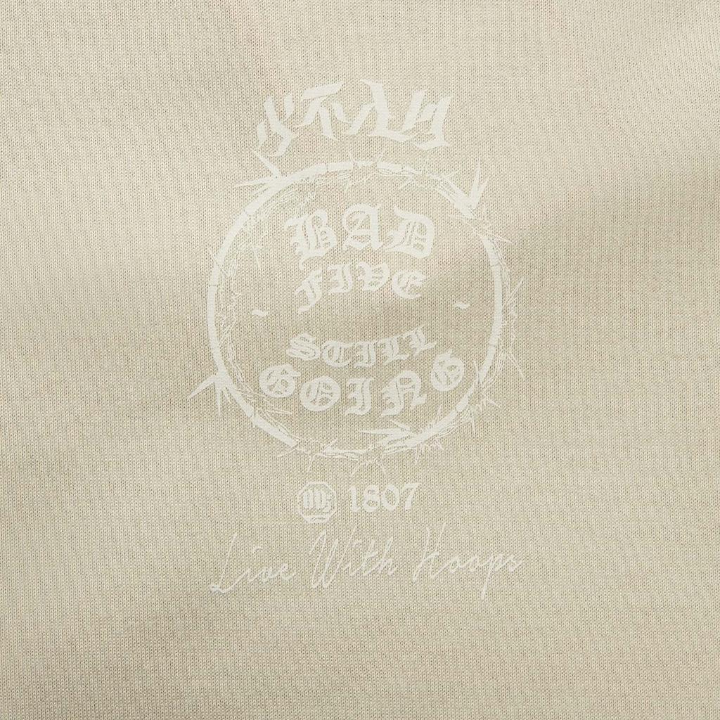 Li Ning X 1807 Collaboration Loose Versatile Fashion Casual Round Neck Letter Print Basketball Short Sleeve T-Shirt Men T-Shirt AHSVE65-1