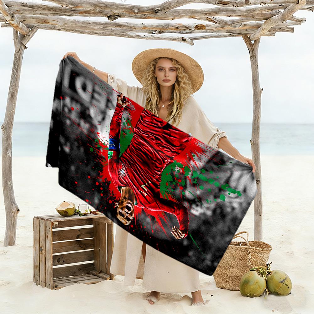 Strength Unity Beach Towel High Absorbency & Quick-Dry Comfortable Lightweight Suitable for Swimming, Gym, Camping, Yoga Vacation