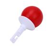 Rolling Ball Hook Style Cane Tip Red Rolling Ball Blind Walking Stick Replacement with Protective Cover Red