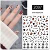 Leopard Print Nail Art Stickers: Autumn/Winter Ins Style Self-Adhesive Small Pattern Decals