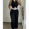Summer Women's Vest Casual Pants Two-piece Commuter Suit
