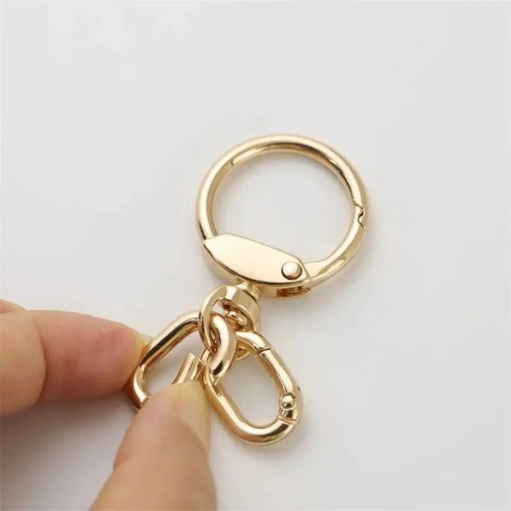 3pcs Coil Spring Metal Swivel Clasp Clips Multifunctional Lobster Claw Clasp Bag Buckle  Backpack