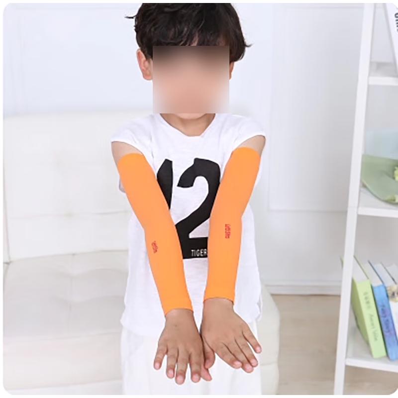 Kids Ice Silk Sun Protection Arm Sleeves