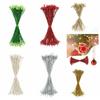 100Pcs/set Handmade Christmas Hanger String Ornaments Clothing Tag Rope  Clothing Accessories