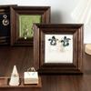 Scandinavian Inspires Wooden Jewelry Presentation Stand Velvets Lining Earrings Ring Accessories Holder