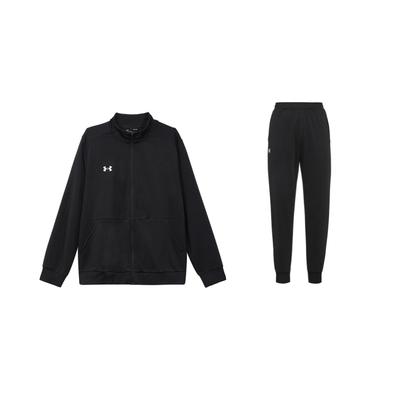 Logo del marchio minimalista Giacca alla moda comoda e pantaloni affusolati Tuta sportiva casual Tuta unisex Nero 23600704-001+23600304-001