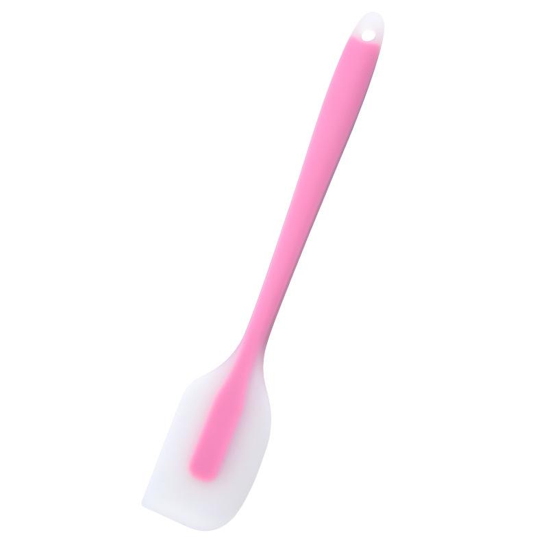 2 Size Flexible Silicone Scraper Heat Resistant Non-stick Translucent Cream Mixing Spatula Kitchen Must-have Gadget