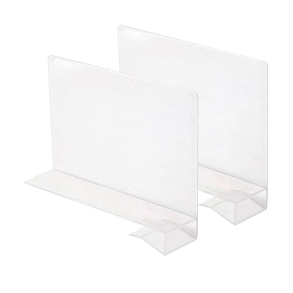 

2Pcs Removable New Style Wardrobe Divider Adjustable Plastic Closet Organizer Sturdy Storage Partition Bag Organize
