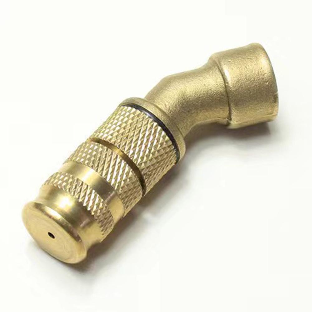 2 Stück Messing Verstellbare Düse für Gartenbewässerung und Rohinstallationen